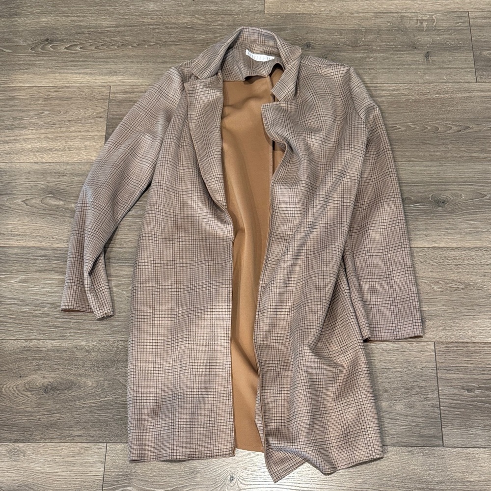 Potter's Pot Checkered Beige Blazer